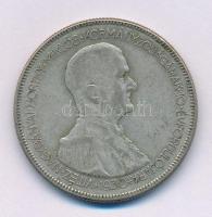 1930. 5P Ag "Horthy jobbra" T:F patina Adamo P8
