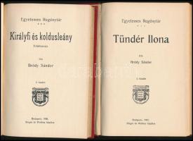 2 db könyv - Bródy Sándor: Királyfi és koldusleány. Bp., 1906, Singer és Wolfner. + Bródy Sándor: Ki...