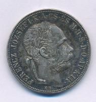 1884KB 1Ft Ag "Ferenc József / Barokk címer" T:XF patina, ph.
Adamo M15