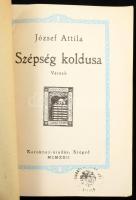 József Attila versei, 4 kötet (a Szépség koldusa két különböző kiadásban): József Attila válogatott ...