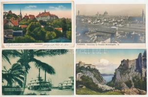 21 db RÉGI külföldi város képeslap / 21 pre-1945 foreign town postcards