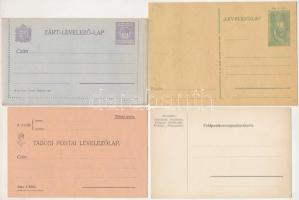 21 db MODERN és RÉGI megíratlan levelezőlap vegyesen, közte tábori lapok / 21 modern and pre-1945 unused postcards, with some field postcards