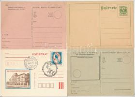 21 db MODERN és RÉGI megíratlan levelezőlap vegyesen, közte tábori lapok / 21 modern and pre-1945 un...