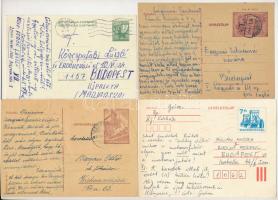 31 db MODERN magyar és külföldi levelezőlap vegyesen, közte 1 Friderikusz Sándor saját kezű levele és aláírása / 31 modern Hungarian and foreign field postcards