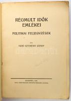 Báró Szterényi József: Régmúlt idők emlékei. Politikai feljegyzések. Bp.,1925., Pesti Könyvnyomda Rt...