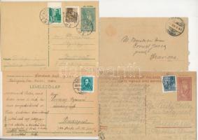 11 db RÉGI levelezőlap, közte tábori posta is / 11 pre-1945 postcards, with field postcards