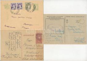 11 db RÉGI levelezőlap, közte tábori posta is / 11 pre-1945 postcards, with field postcards