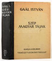 Gaál István: Szép magyar tájak. Budapest, 1944, Királyi Magyar Természettudományi Társulat. 415p Kiadói félvászon kötés,