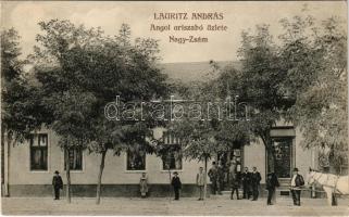 Nagyzsám, Großscham, Sama, Jamu Mare; Lauritz András angol úri szabó üzlete / tailor's shop