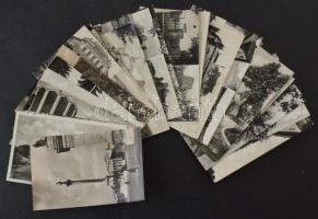 273 db MODERN magyarországi fekete-fehér város képeslap, kis- és nagy alakúak is / 273 modern Hungarian black and white town postcards