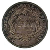 Scharff, Anton (1845-1930) 1871. "Az Országos Iparegyesülettől" jelzetlen vert Ag emlékére...