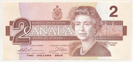 Kanada 1986. 2$ "EGC 4234729" T:F, szép papír Canada 1986. 2 Dollars "EGC 4234729" C:F, fine paper Krause P#94