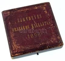 Beck Ötvös Fülöp (1873-1945) 1896. "1896-iki EZREDÉVES ORSZÁGOS KIÁLLÍTÁS / KIÁLLÍTÁSI ÉREM AZ ...