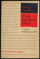 Sütő András: Évek - hazajáró lelkek. Cikkek, naplójegyzetek. A szerző, Sütő András ÁLTAL aláírt példány! Bukarest, 1980, Kriterion. Kiadói papírkötés, jó állapotban.
