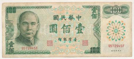 Tajwan 61(1972) 100Y "U572945F" T:F Taiwan 61(1972) 100 Yuan "U572945F" C:F Krause P#1983