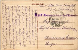 1917 Máriaradna, Radna (Lippa, Lipova); Kegytemplom, Kálvária, Főoltár. Csauscher József kiadása / p...