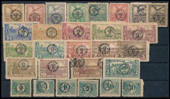 Debrecen II. 1920 28 db bélyeg, Bodor vizsgálójellel