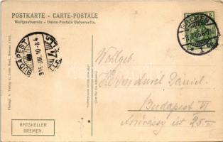 1915 Ratskeller, Bremen. Loius Koch / inn, restaurant, interior (EB)