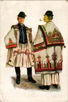 Cifraszűrös férfiak, Gömör megye / Transylvanian folklore from Gömör s: Csikós Tóth András (EB)