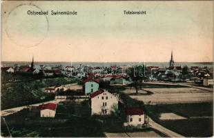Swinoujscie, Swinemünde; Ostseebad, Totalansicht. M. Hertzfeldt / general view (EB)