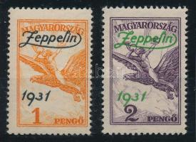 1931 Zeppelin sor (14.000) / Mi 478-479 set