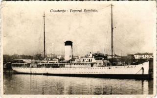 1933 Constanta, Vaporul "Romania" / Romanian passenger steamer. photo (EB)