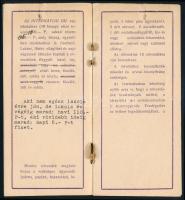 cca 1930 Bp., Családi Leányinternátus (vezető: Geiringer Izabella) tájékoztató prospektus, szétvált ...