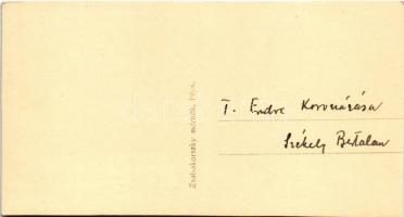 I. András koronázása, miniatűr képeslap. Zsabokorszky mérnök kiadása s: Székely Bertalan (11,5 x 6,2...