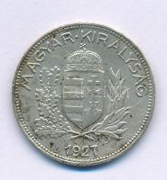 1927. 1P Ag T: XF patina, karc Adamo P6