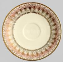 Bavaria mid-century csésze alátéttel. Jelzett, kopással, d: 15 cm