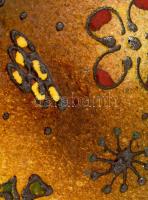 Sarkadi mázas csempe, jelzés nélkül, 22x21 cm