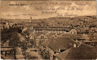 1915 Szekszárd, látkép. Kaszás Sándor kiadása (fa)