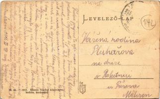 1915 Szekszárd, látkép. Kaszás Sándor kiadása (fa)