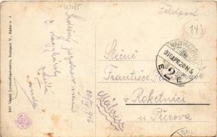 1916 Nagykároly, Carei; Megyeháza. Vasúti levelezőlapárusítás 9367. / county hall (EK)