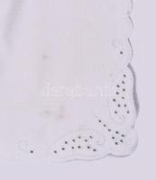 cca 1940 Ágyneműhuzat garnitúra singolt széllel, 2 párnahuzat, 1 kispárnahuzat, 1 dunnahuzat, jó áll...