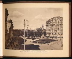 cca 1930 Lwów (Lviv, Lemberg) városát bemutató album 16 db fekete-fehér képpel, Kraków, Salon Malarz...