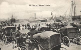 Buenos Aires harbour cart station