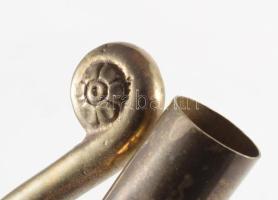 Réz juhász kampó, h: 11 cm