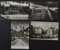 74 db MODERN erdélyi város képeslap bonbonos dobozban / 74 modern Transylvanian town postcards in a small box