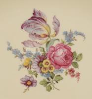 Rosenthal virágmintás kínáló / szervírozó, jelzett, kis kopással, 42x27 cm