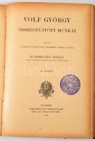 Volf György: Volf György összegyűjtött munkái I-II. köt. Kiadja a Magyar Tudományos Akadémia támogat...