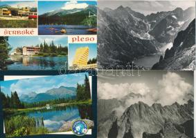 MAGAS-TÁTRA - 22 db MODERN város képeslap, színes és fekete-fehér / HIGH TATRAS - 22 modern postcards