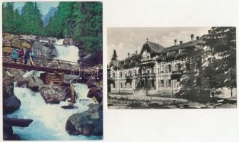 MAGAS-TÁTRA - 22 db MODERN város képeslap, színes és fekete-fehér / HIGH TATRAS - 22 modern postcard...