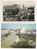 BULGÁRIA - 33 db MODERN város képeslap, színes és fekete-fehér / BULGARIA - 33 modern postcards