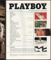 1989 Playboy magyar kiadás I. évf. 1. száma, 1989. december, 118 p