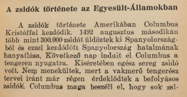 Ford, Henry: "A nemzetközi zsidó" című könyve. Bp.,1926, Stádium, 246;+ [247]-451+5 p. 1.,...