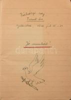 1946 Rákóczi raj. Turul örs. Beleska, 1946. júl. 11-24. Budapesti 5. sz. K.E.G. (Katolikus Egyetemi ...