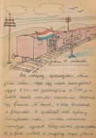 1946 Rákóczi raj. Turul örs. Beleska, 1946. júl. 11-24. Budapesti 5. sz. K.E.G. (Katolikus Egyetemi ...