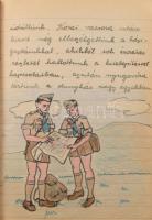 1946 Rákóczi raj. Turul örs. Beleska, 1946. júl. 11-24. Budapesti 5. sz. K.E.G. (Katolikus Egyetemi ...