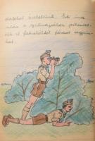 1946 Rákóczi raj. Turul örs. Beleska, 1946. júl. 11-24. Budapesti 5. sz. K.E.G. (Katolikus Egyetemi ...